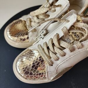Dolce Vita Gold Accent Sneakers